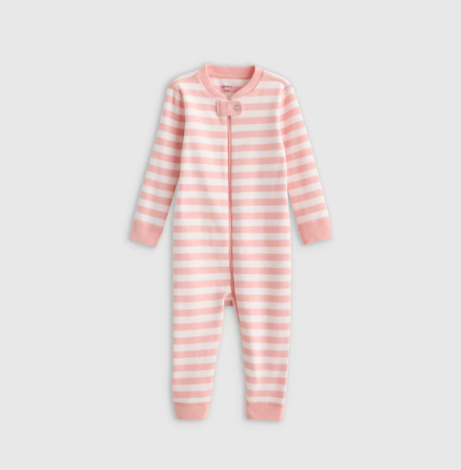 100% Organic Cotton One Piece Baby Pajama