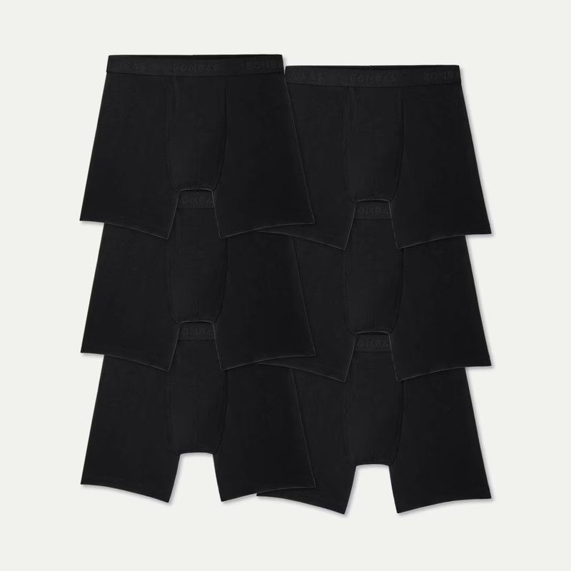 Men's Cotton Modal Blend Boxer Brief 6" 6-Pack