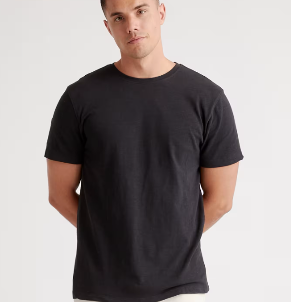 100% Organic Cotton Slub Crewneck Tee
