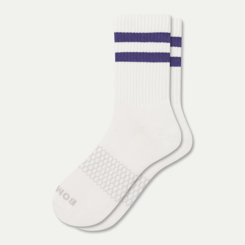 Women's Vintage Stripes Half Calf Socks