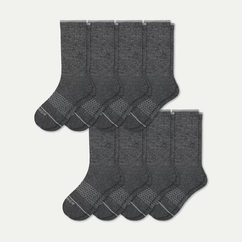 Women's Merino Wool Blend Calf Sock 8-Pack