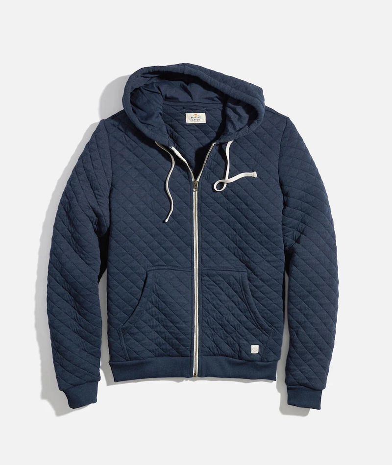 Men's Corbet Quilted Full Zip Hoodie