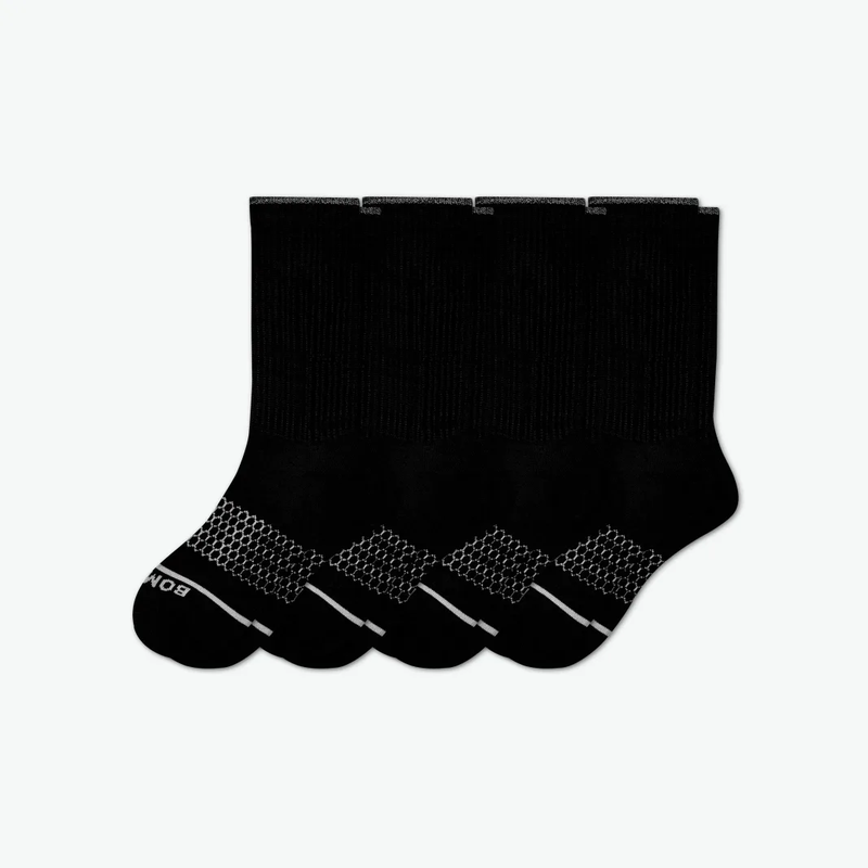 Men's Merino Wool Blend Calf Sock 4-Pack