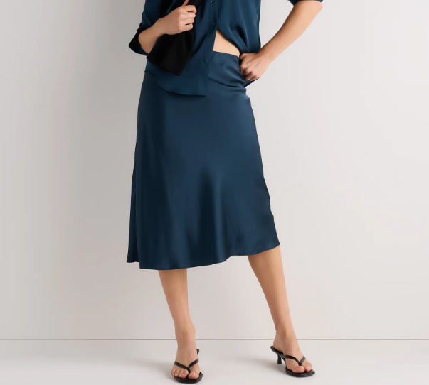 100% Washable Silk Skirt
