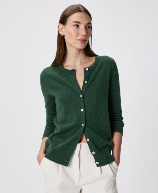 Mongolian Cashmere Cardigan Sweater