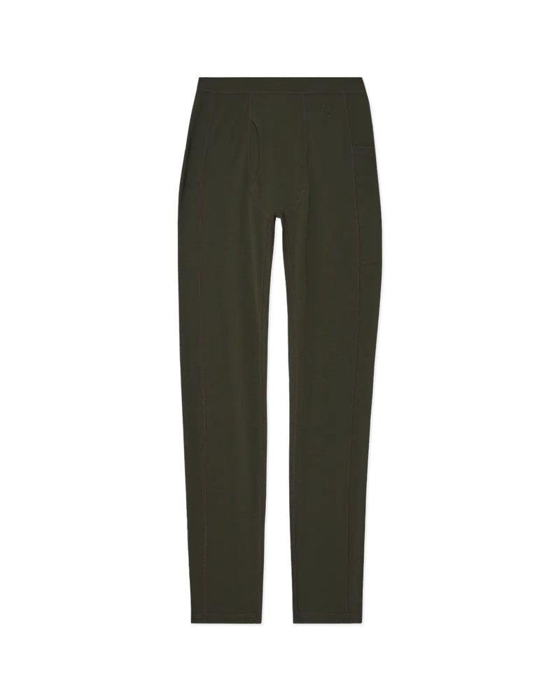 Men's Merino Wool Blend 3/4 Baselayer Bottoms