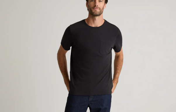 100% Organic Cotton Slub Pocket Tee