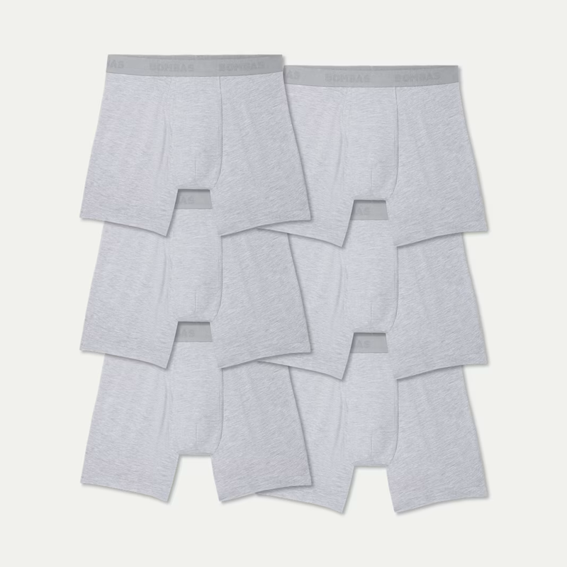 Men's Cotton Modal Blend Boxer Brief 6" 6-Pack