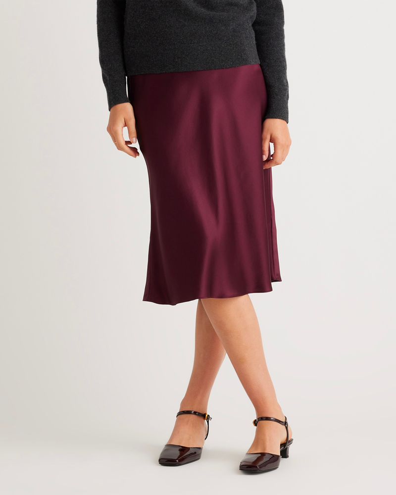 100% Washable Silk Skirt