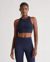 Ultra-Form High-Neck Cropped Tank