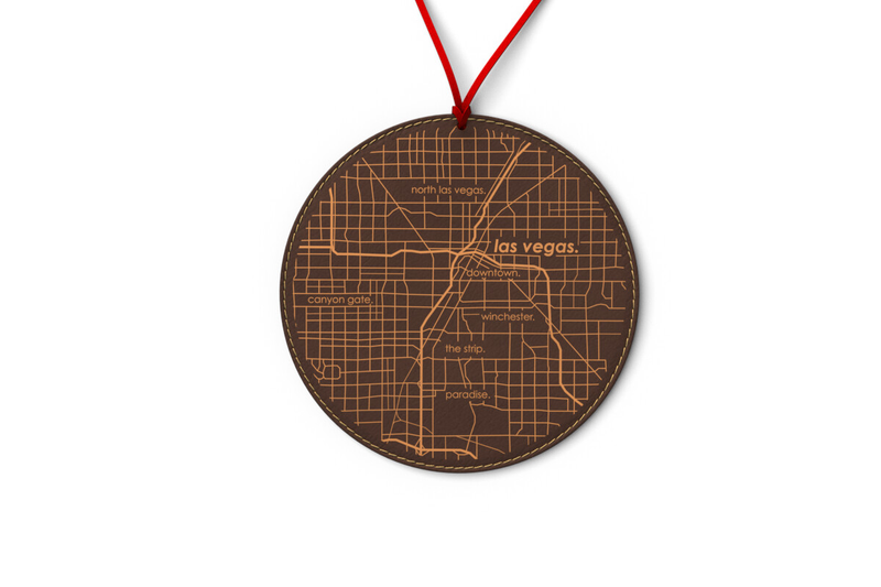 Home Town Map Ornament