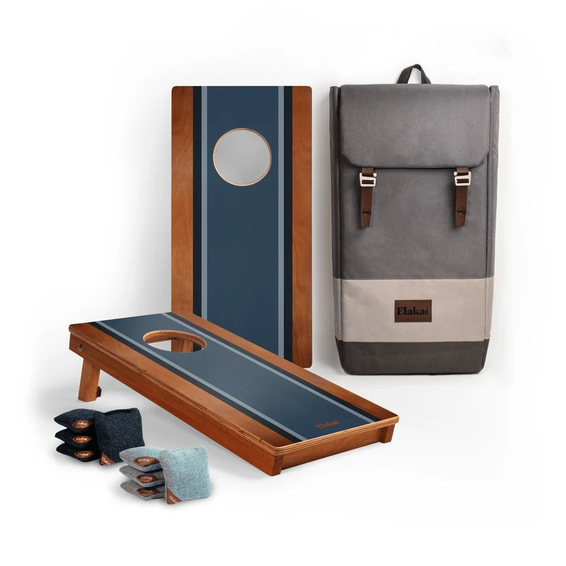 Mahogany Travel Cornhole Board Set