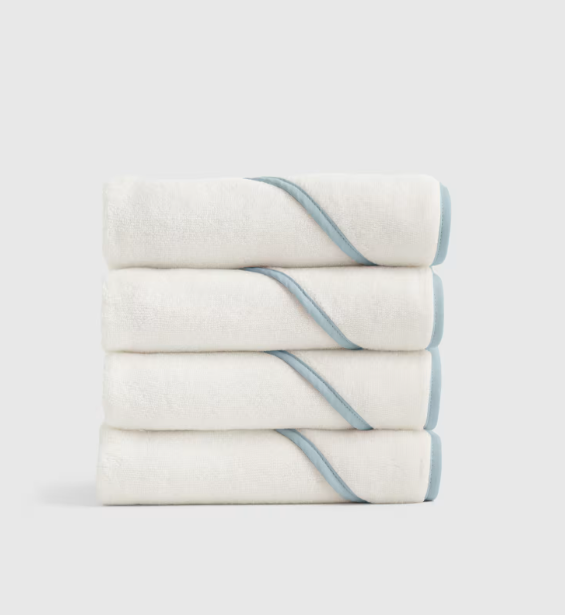 Organic Turkish Cotton Baby Hooded Towel Set 4-Pack