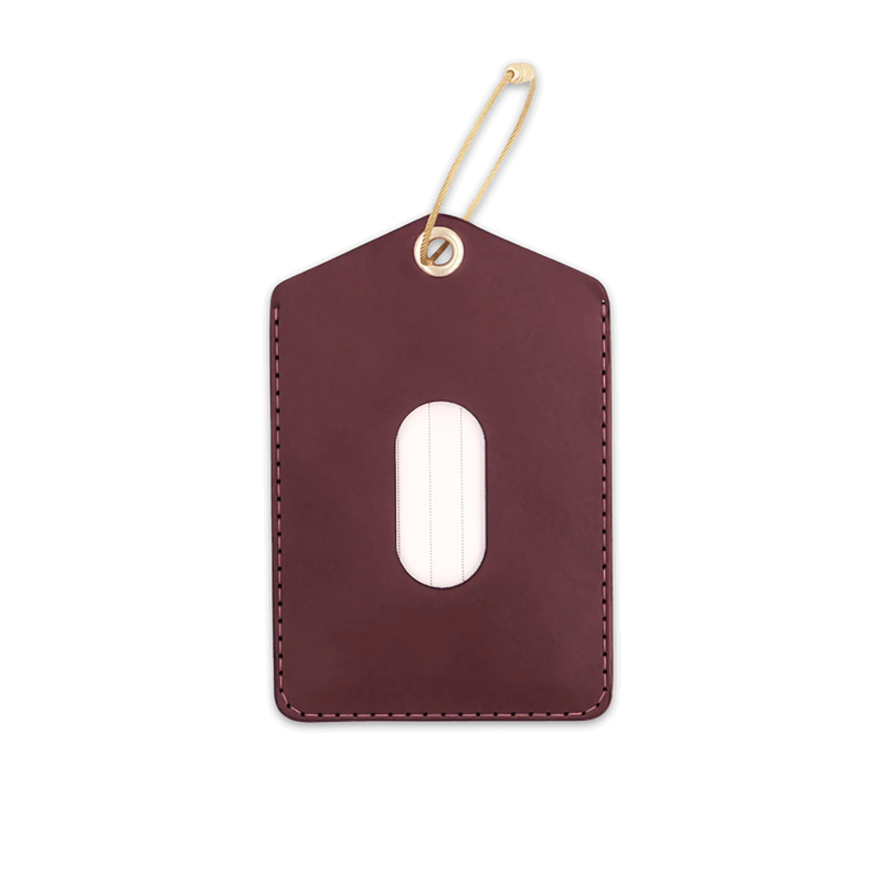 Leather Luggage Tag