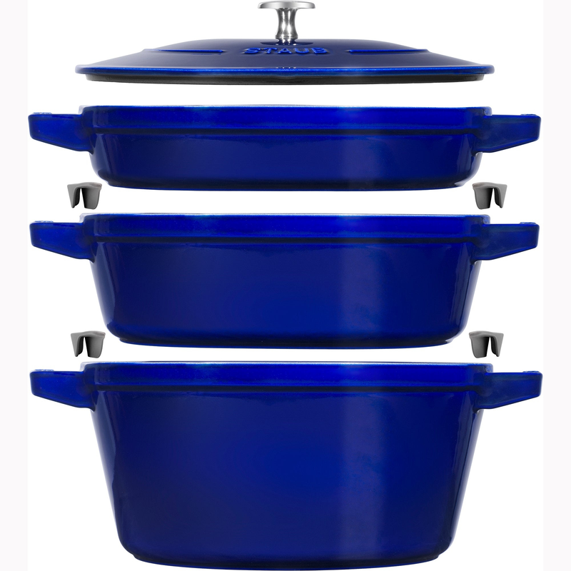 Cast Iron 4-Piece Stackable Set