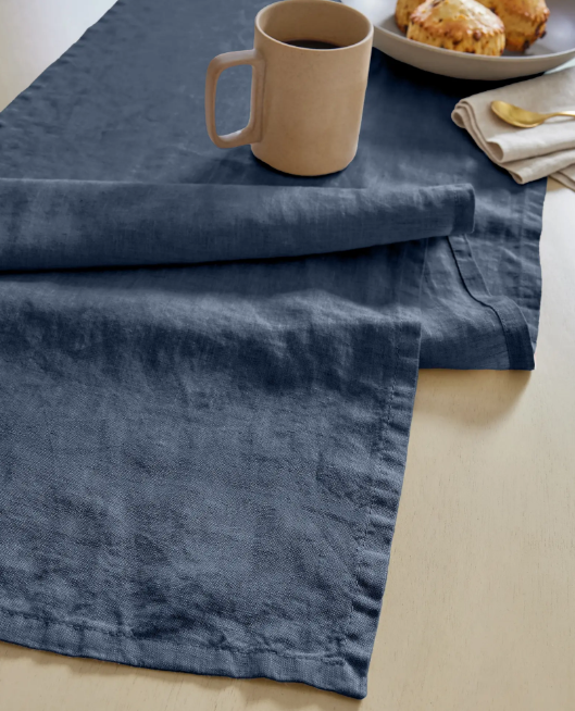 European Linen Table Runner