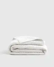 European Linen Cotton Stitch Quilt, Queen