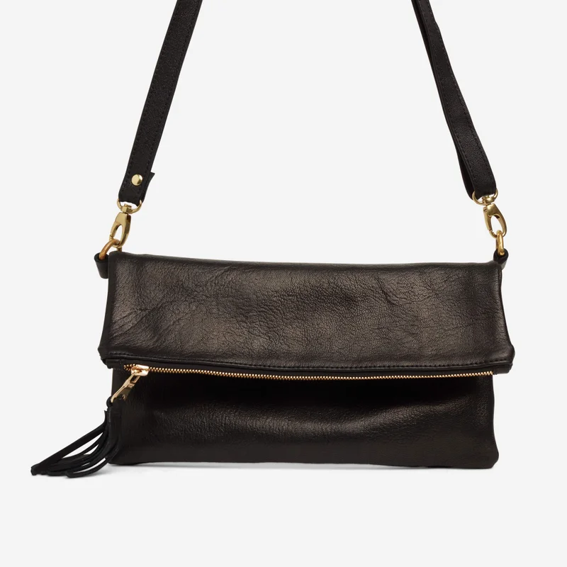 Makeda Leather Crossbody Bag
