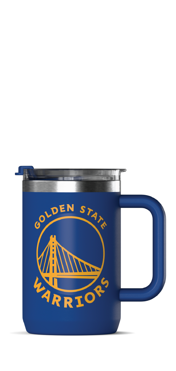 NBA 18oz Insulated Coffee Mug with Handle & Flip Lid