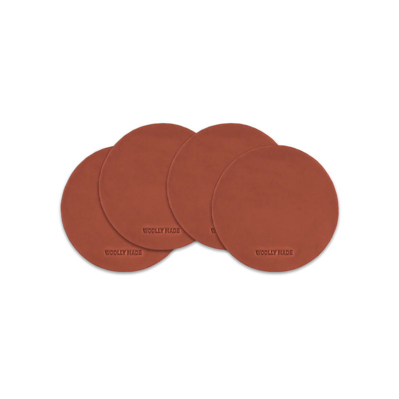 Leather Coaster Set of 4