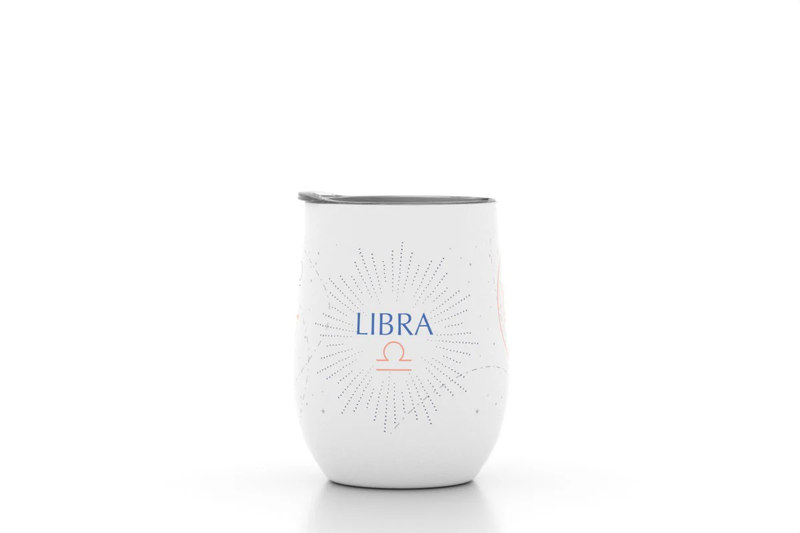 12oz Zodiac Insulated Wine Tumbler