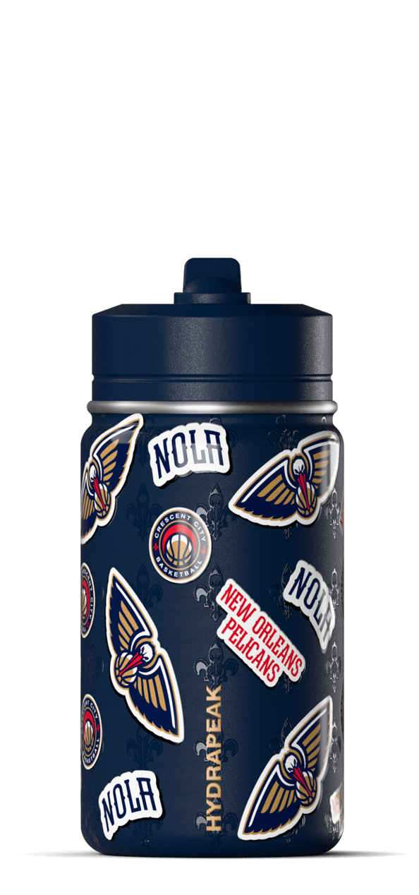 NBA 14oz Kids Water Bottle with Straw Lid