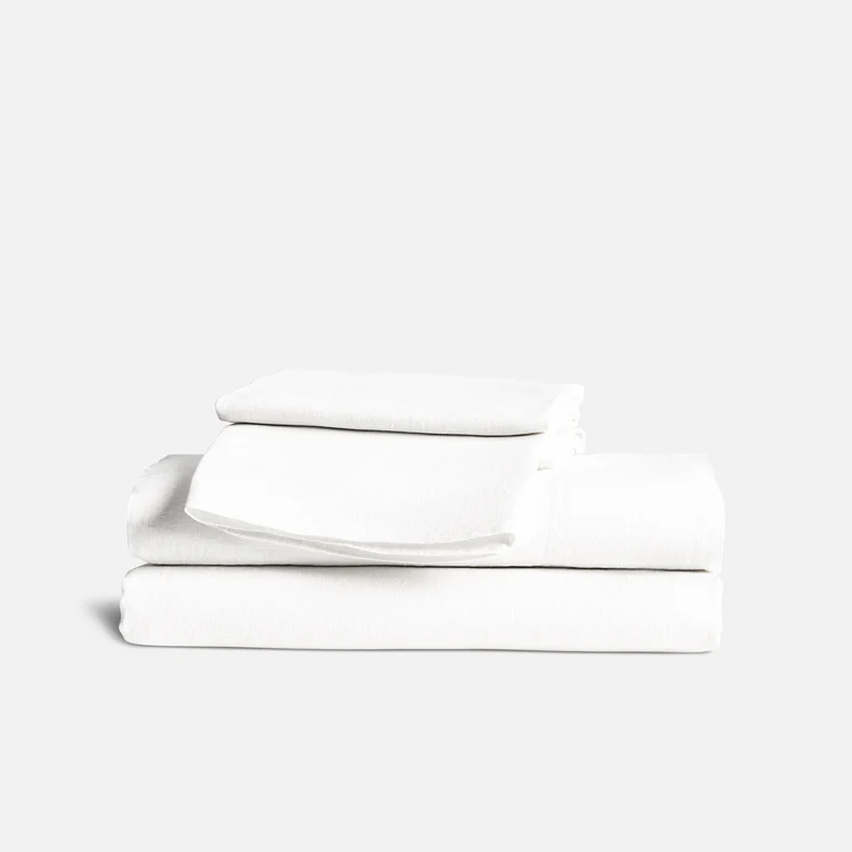 Washed European Linen Core Sheet Set, King