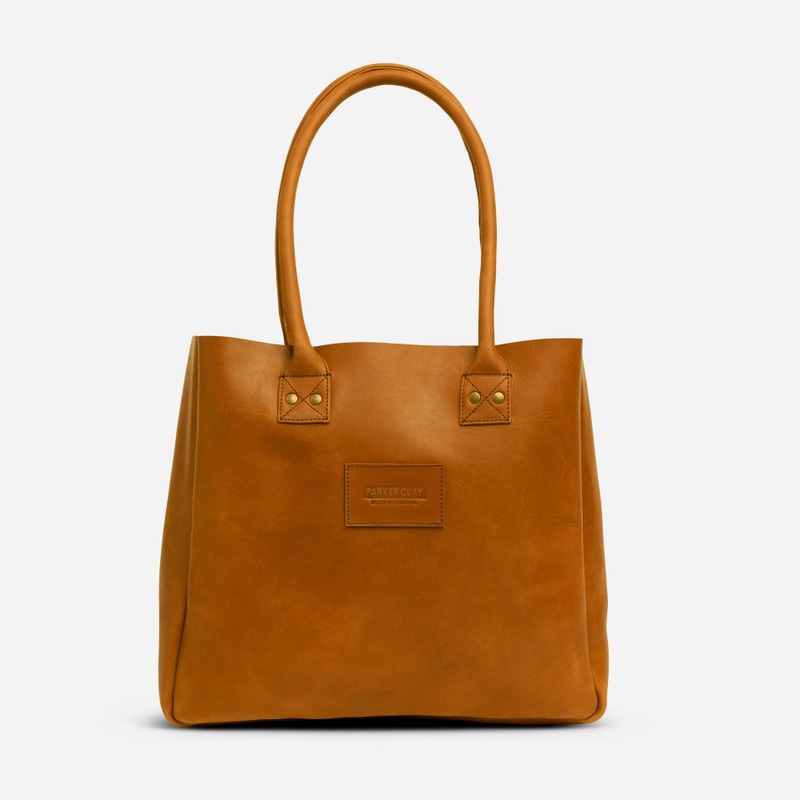 Merkato Signature Tote | Rust brown