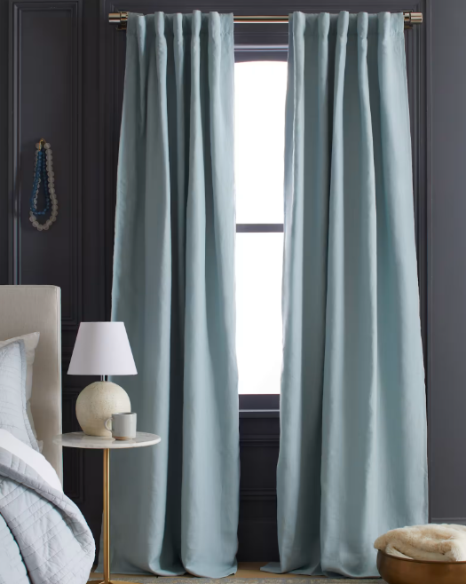 European Linen Room Darkening Curtain