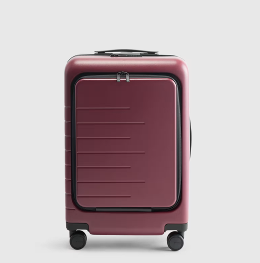 Front Pocket Carry On Hard Shell Suitcase 21"