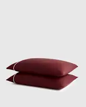 Burgundy/White