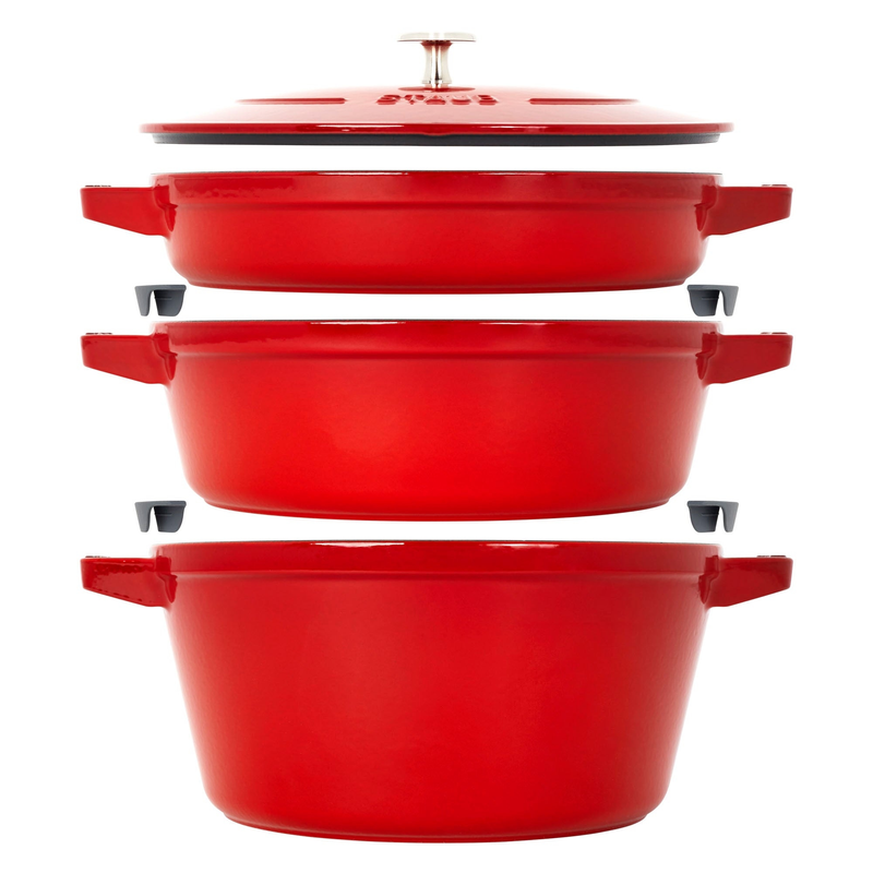 Cast Iron 4-Piece Stackable Set