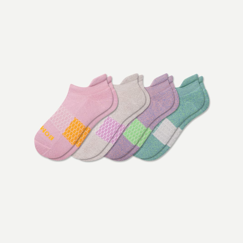 Youth Marl Ankle Sock 4-Pack