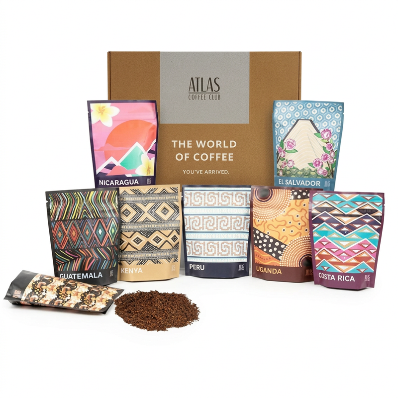 World of Coffee 8 Pack Set