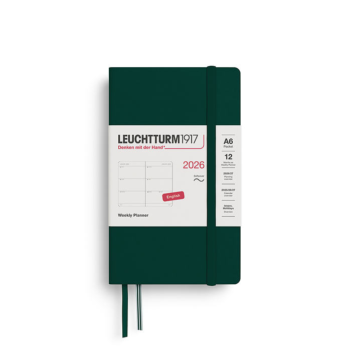 2026 Softcover A6 Weekly Planner