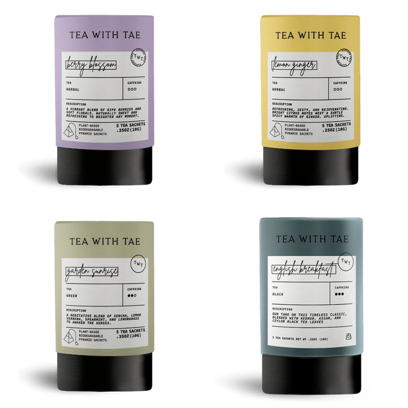 4-Pack Mini Hot Tea Tubes