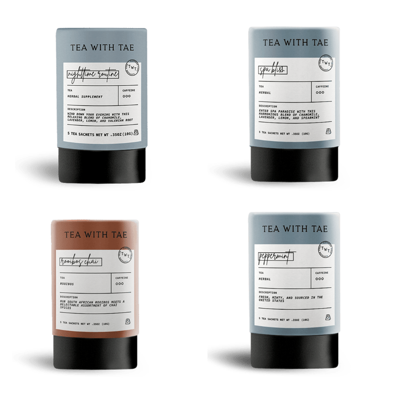 4-Pack Mini Hot Tea Tubes