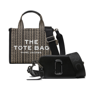 Monogram Tote & Black Snapshot