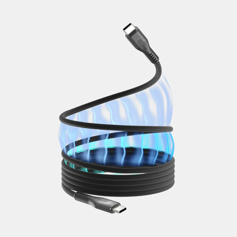 MagStack&nbsp;Pro Auto-Coiling USB-C to USB-C 3.3' Cable