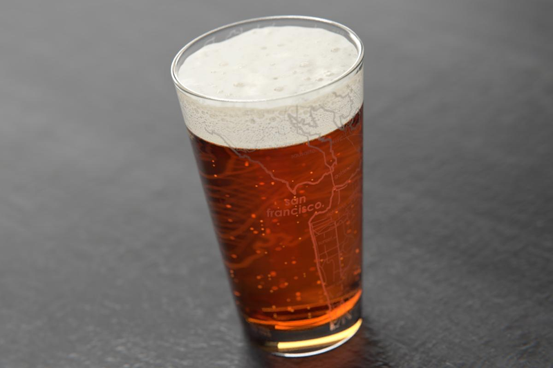 Home Town Maps Pint Glass