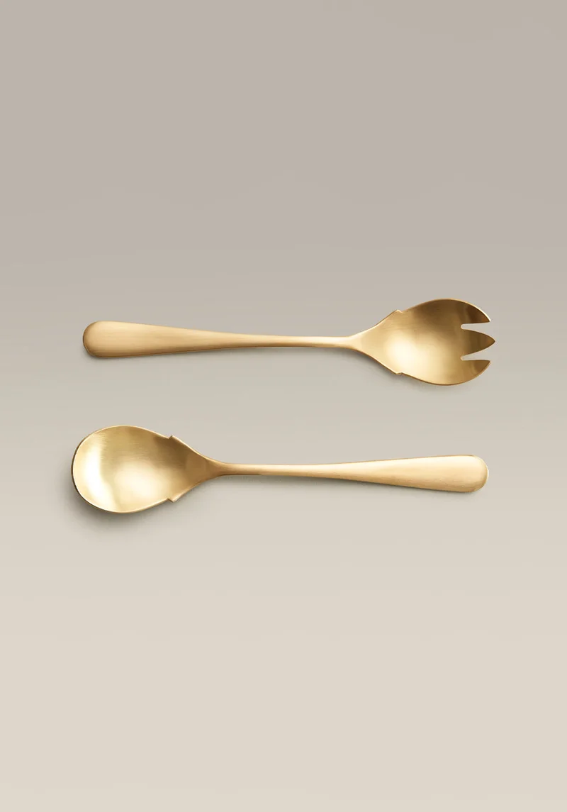 Serving Fork and Spoon