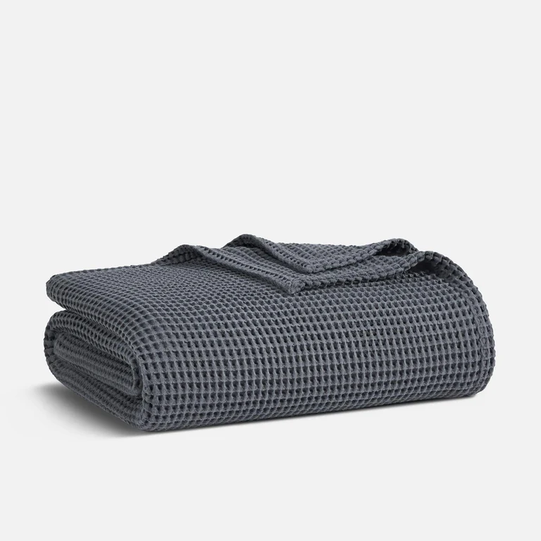 Dreamweave Waffle Bed Blanket Full/Queen | Slate