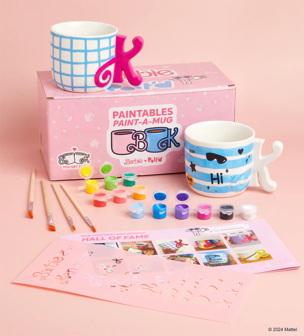 Barbie x Pott'd Paintable Mug Set