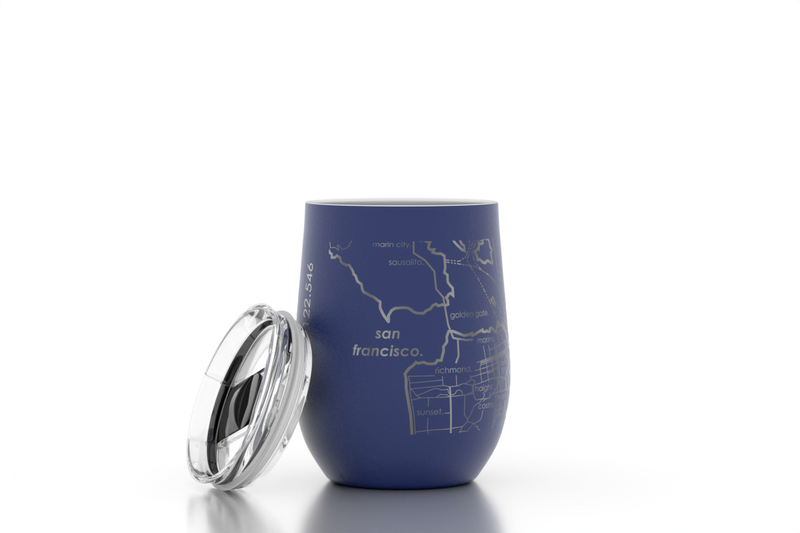 Home Town Maps Wine Tumbler