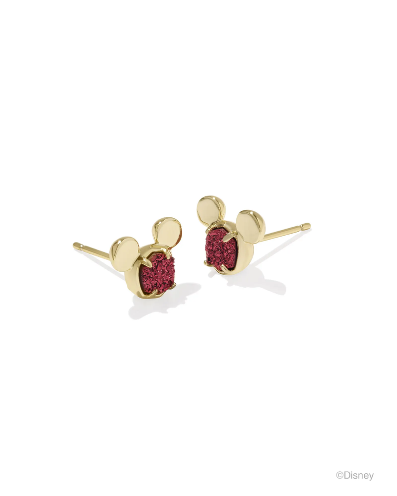 Disney x Kendra Scott Gold Mickey Mouse Stud Earrings