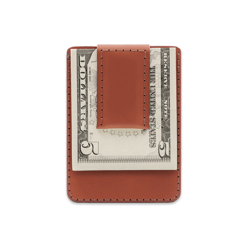 Leather Money Clip Wallet