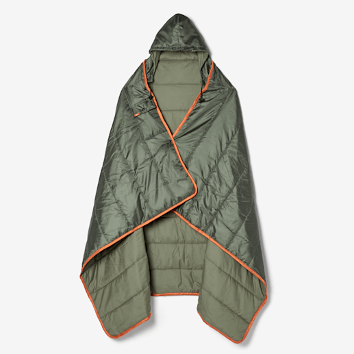 Puffy Blanket Poncho