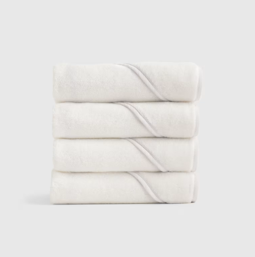 Organic Turkish Cotton Baby Hooded Towel Set 4-Pack