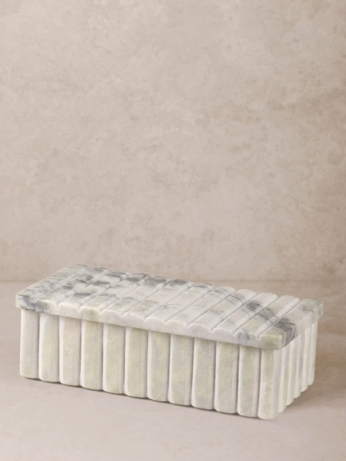 Cuba Ribbed Onyx Box