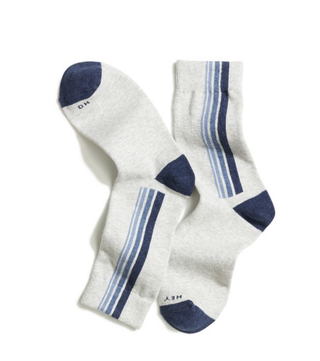 Light Grey Blue Stripe